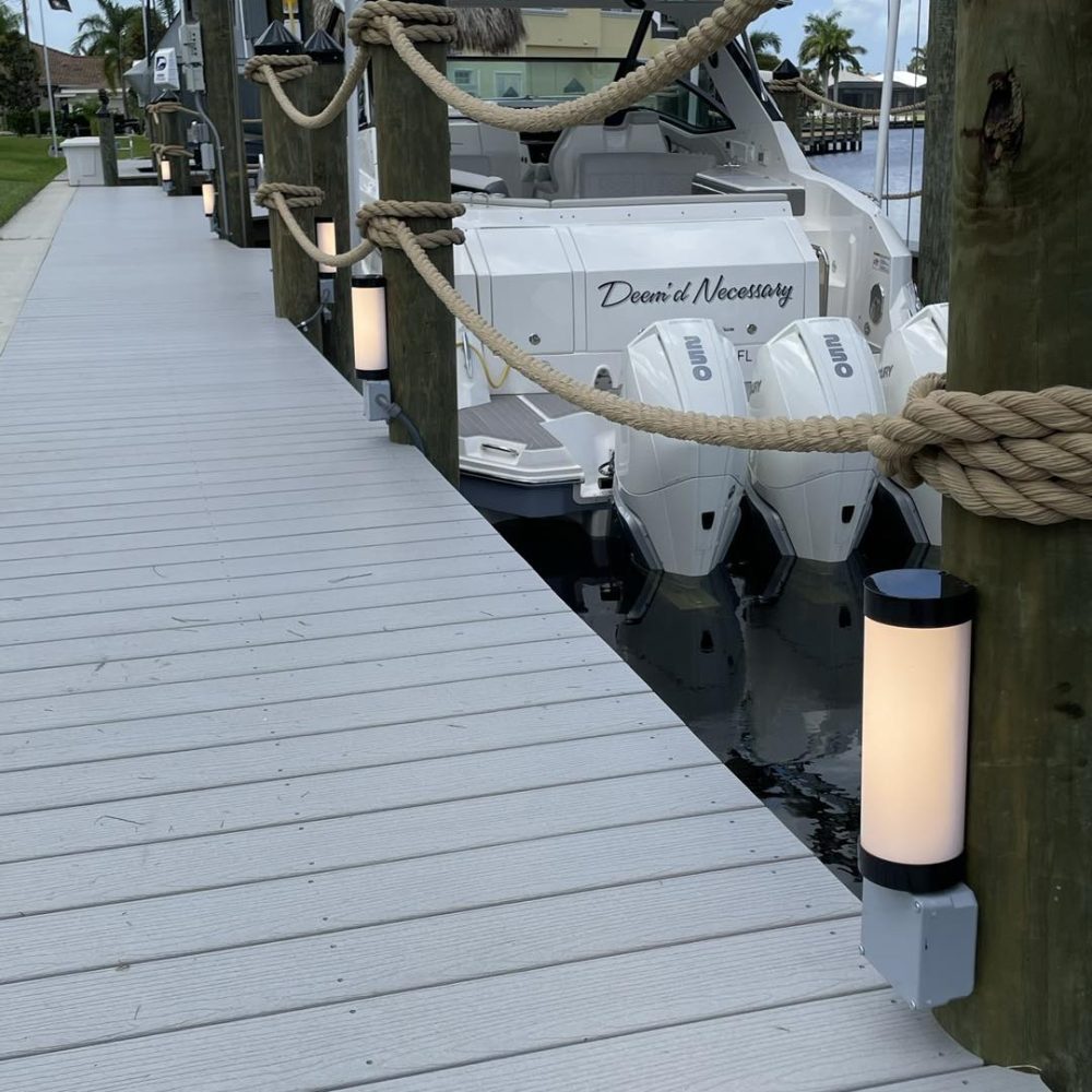 Englewood, FL Boat Dock Lighting Lanai Lights